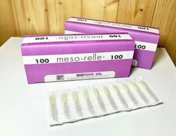 Meso-Relle 30G x 4mm İntradermal Mezoterapi Hipodermik İğne