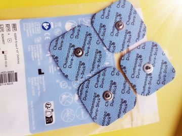 Chattanooga Durastick Plus 5x5 cm Çıtçıtlı 4'lü Tens Elektrod Pedi