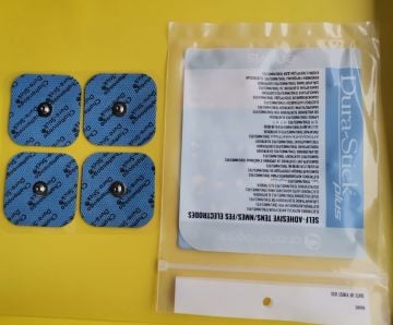 Chattanooga Durastick Plus 5x5 cm Çıtçıtlı 4'lü Tens Elektrod Pedi