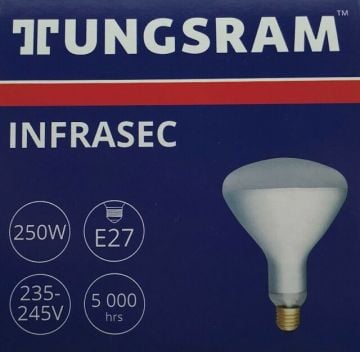 Tungsram Infrarubin İnfrared Kızılötesi Isıtıcı Lamba Ampul