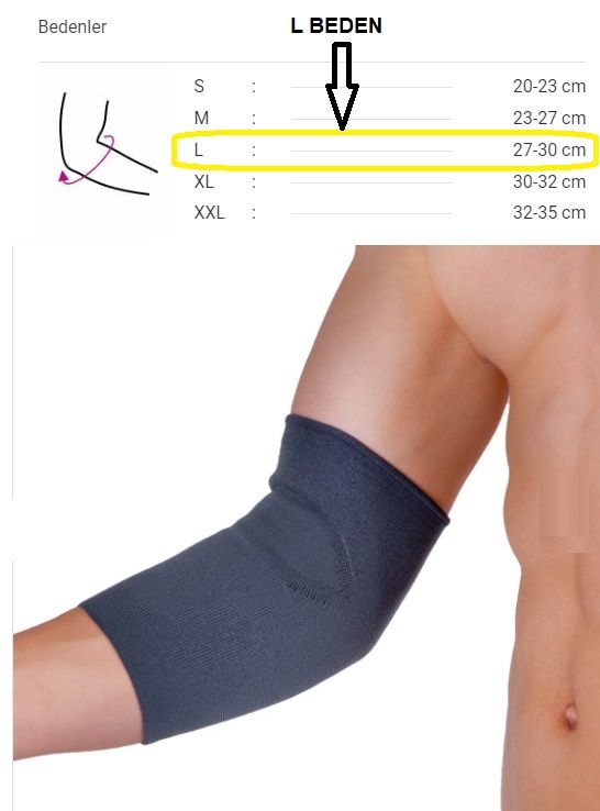 Orthocare 3911 Epicare Easy Örme Dirseklik L