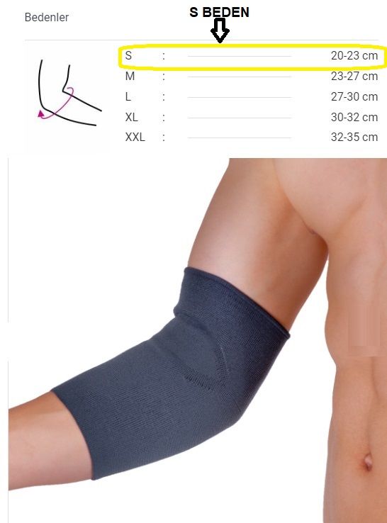 Orthocare 3911 Epicare Easy Örme Dirseklik S
