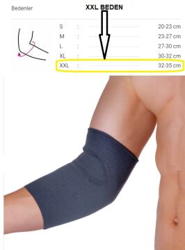 Orthocare 3911 Epicare Easy Örme Dirseklik XXL
