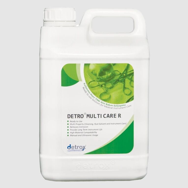 Detro Multicare R Kullanıma Hazır Tıbbi Alet Bakım Solüsyonu 5L
