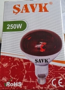 Şavk İnfrared Lamba E27 İnfraruj Ampul