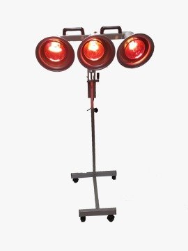 Fizik Tedavi Infrared Lambalı Isıtıcı Standı 3 Bölmeli 3 Lambalı