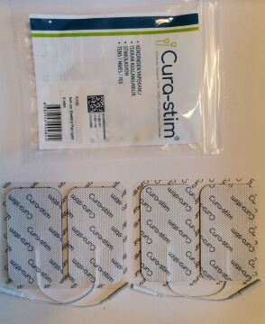 Cura Stim 5X9 cm Kablolu Tens Ems Fes Elektrod Pedi