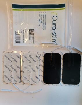 Cura Stim 5X9 cm Kablolu Tens Ems Fes Elektrod Pedi