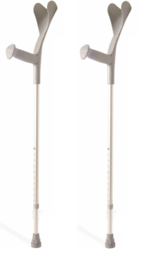 Kanadyen Koltuk Değneği Dirsekten Çift -2- adet - Gri