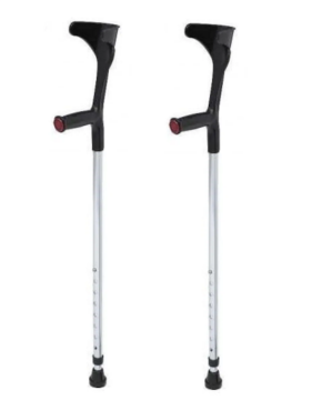 Kanadyen Koltuk Değneği Dirsekten Çift -2- adet - Siyah