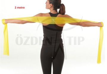 Theraband Egzersiz Bandı Sarı 2 Metre