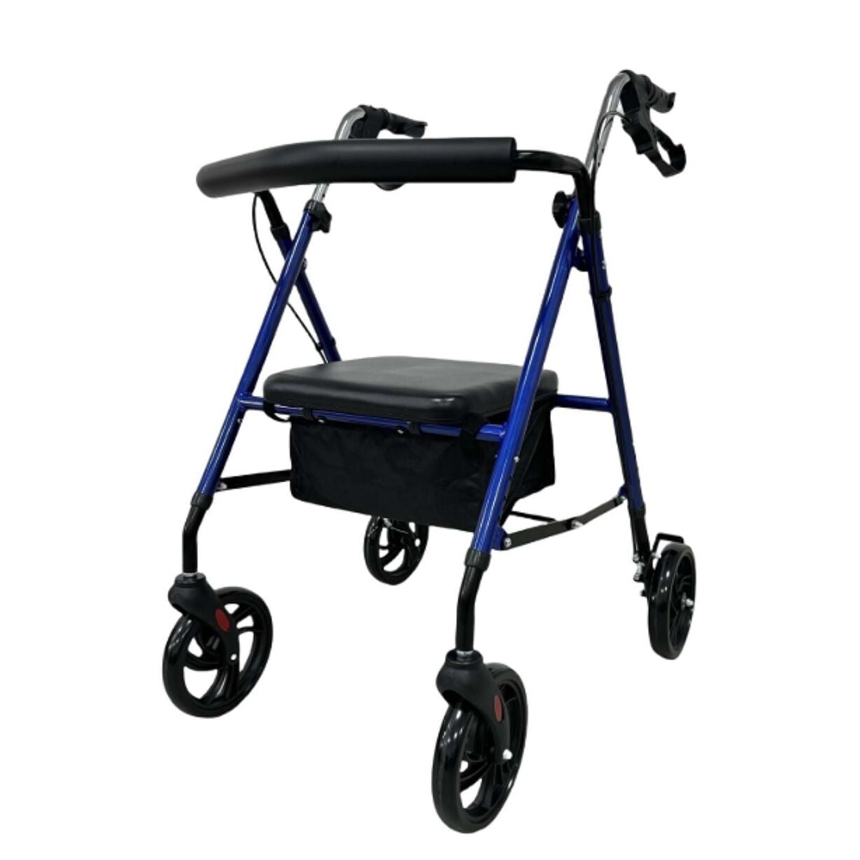 Respirox RR-02 Çantalı Mavi Rolatör Aluminyum Katlanabilir