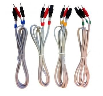 Compex Rehab Kablo Seti Uyumlu Muadil Beyaz Pin Uçlu