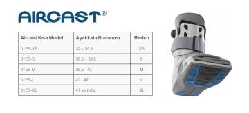 Aircast Airselect Kısa Walker Havalı Yürüme Botu