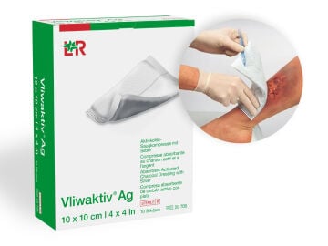 Lohmann Rauscher 20705 Vliwaktiv Ag 10x10 cm Gümüşlü Karbonlu Yara Örtüsü