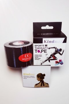 Kindmax Kinesiology Bandı Kinesiotape Ağrı Bandı Siyah
