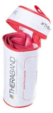 Theraband Egzersiz Bandı 2.5 mt Çantalı Kırmızı - 3/8 Direnç