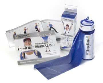 Theraband Egzersiz Bandı 2.5 mt Çantalı Mavi - 5/8 Direnç