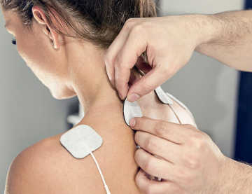 Yapışkanlı Tens Elektrot Pedi 5x5 cm Kablolu Pakette 4 adet