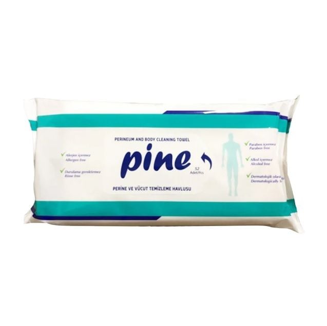 Pine Perine Vücut Temizleme Havlusu 52 adet