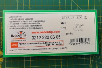 Shenlong Press Needle Kalıcı Kulak İğnesi 100 adet