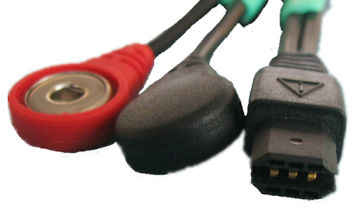 Compex Snaps Çıtçıtlı Orijinal Siyah Kablo Yeşil