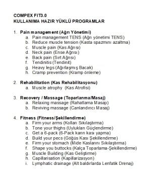 Compex Fit3.0 Kas Geliştirme Tens Nmes Kas Geliştirme Cihazı