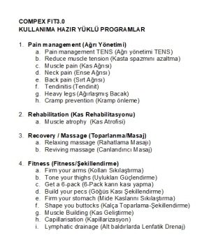 Compex Fit3.0 Kas Geliştirme Cihazı