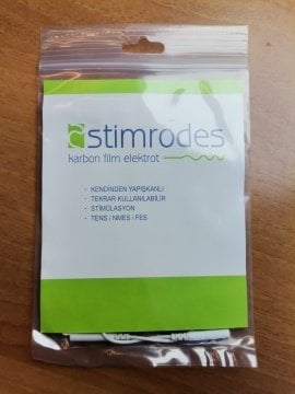 Stimrodes 5x5 cm Tens Elektrod Pedi 4'lü pakette