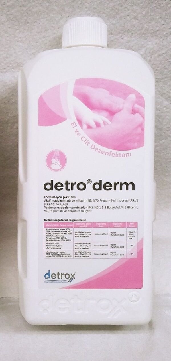 Detroderm El Dezenfektanı %70 IPA