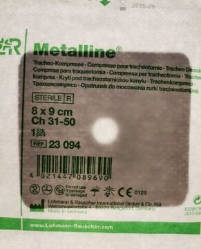 Lohmann Rauscher Metalline Trakeostomi Pedi 8x9 cm