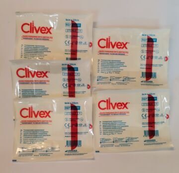 Clivex 9x10 cm Şeffaf PU Pansuman Yara Örtüsü 5 adet PU Su Geçirmez